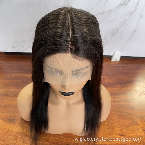 Full Lace Front Raw Hair Wigs 13*6*1 ,T Part Bone Straight Wig,Pre Plucked For Women Remy Hair Vietnamese Hair Wig